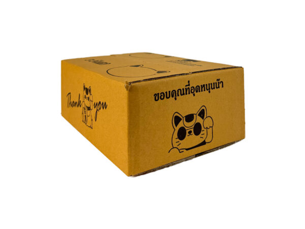 กล่องไปรษณีย์ โลโก้กล่อง Rich + Thank you