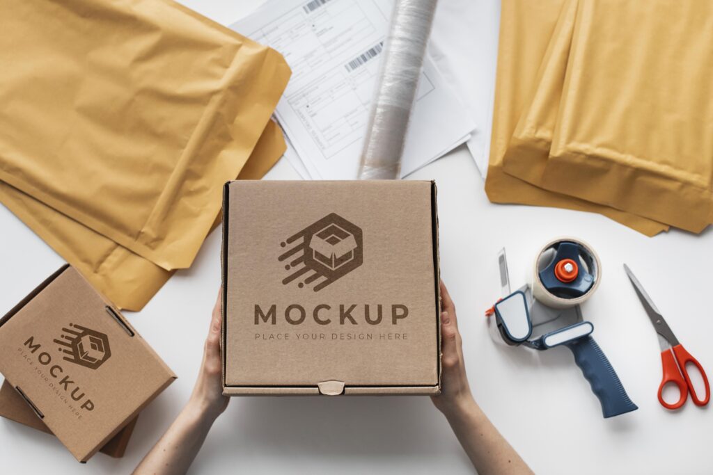 ตัวอย่างกล่องพิมพ์ลาย